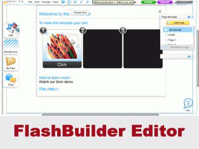FlashBuilder editor in action