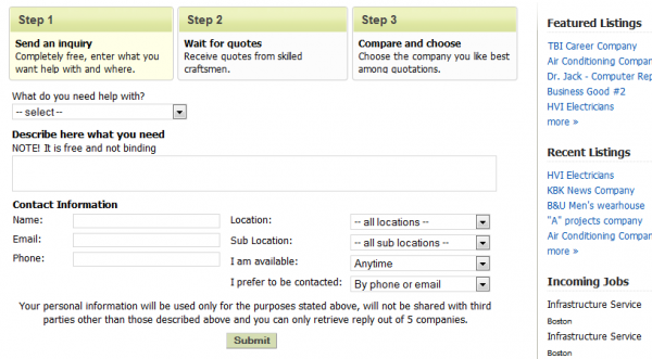 Inquiries module