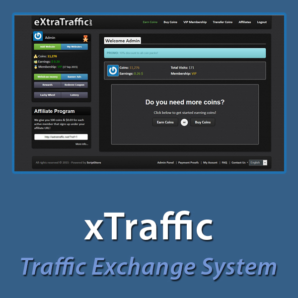 xTraffic - Traffic Exchange System