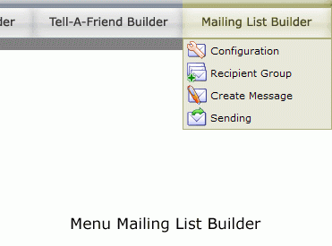 Menu Mailing List Builder