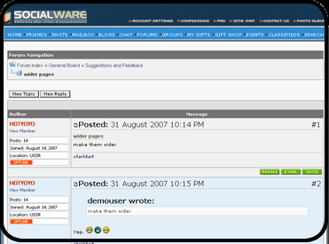 forum in socialware