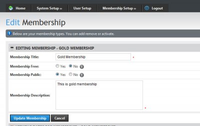 Membership Management Section