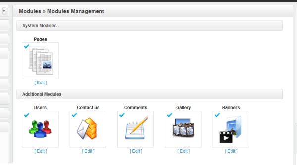 Modules Management